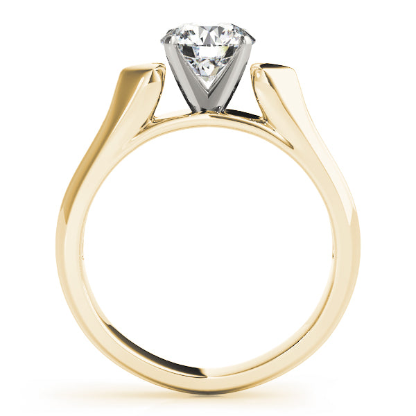 Heirloom Solitaires Round Diamond Engagement Ring — 9K/18K Gold & Platinum