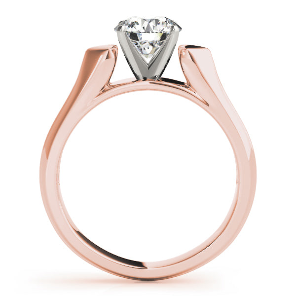 Heirloom Solitaires Round Diamond Engagement Ring — 9K/18K Gold & Platinum
