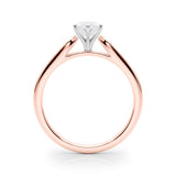 Artisan Channel-Set Round Diamond Engagement Ring — 9K/18K Gold & Platinum