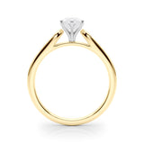 Artisan Channel-Set Round Diamond Engagement Ring — 9K/18K Gold & Platinum