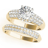 Bespoke Pave Round Diamond Engagement Ring — 9K/18K Gold & Platinum