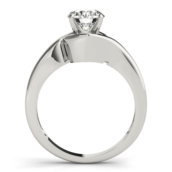 Statement Solitaires Round Diamond Engagement Ring — 9K/18K Gold & Platinum