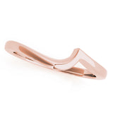 Gold Curved Wedding Bands
