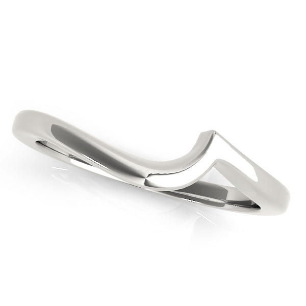 Gold Curved Wedding Bands