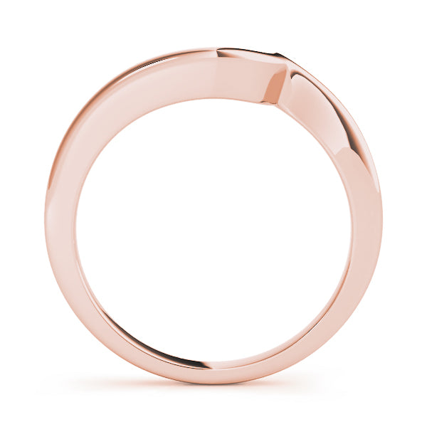 Gold Curved Wedding Bands