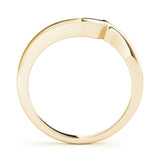 Gold Curved Wedding Bands