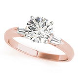 Enchanted Fancy Shape Baguette Round Diamond Engagement Ring — 9K/18K Gold & Platinum