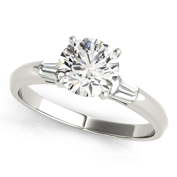 Enchanted Fancy Shape Baguette Round Diamond Engagement Ring — 9K/18K Gold & Platinum