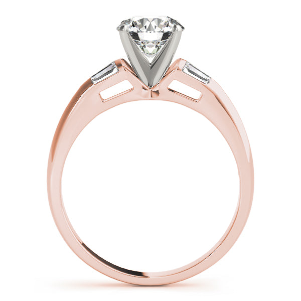 Enchanted Fancy Shape Baguette Round Diamond Engagement Ring — 9K/18K Gold & Platinum
