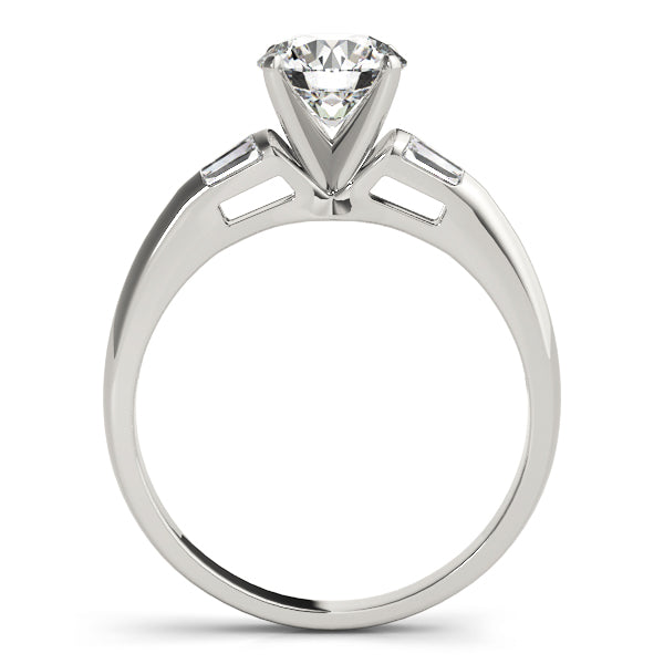 Enchanted Fancy Shape Baguette Round Diamond Engagement Ring — 9K/18K Gold & Platinum