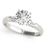 Enchanted Fancy Shape Baguette Round Diamond Engagement Ring — 9K/18K Gold & Platinum