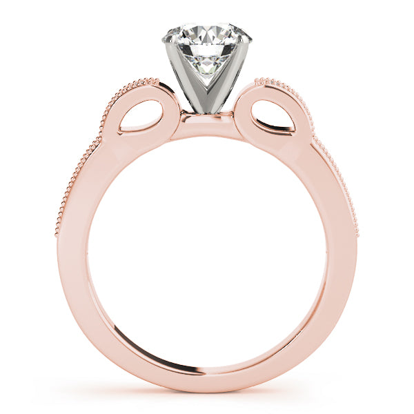 Devoted Prong-Set Round Diamond Engagement Ring — 9K/18K Gold & Platinum