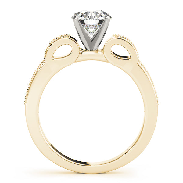 Devoted Prong-Set Round Diamond Engagement Ring — 9K/18K Gold & Platinum