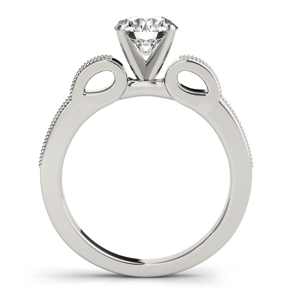 Devoted Prong-Set Round Diamond Engagement Ring — 9K/18K Gold & Platinum