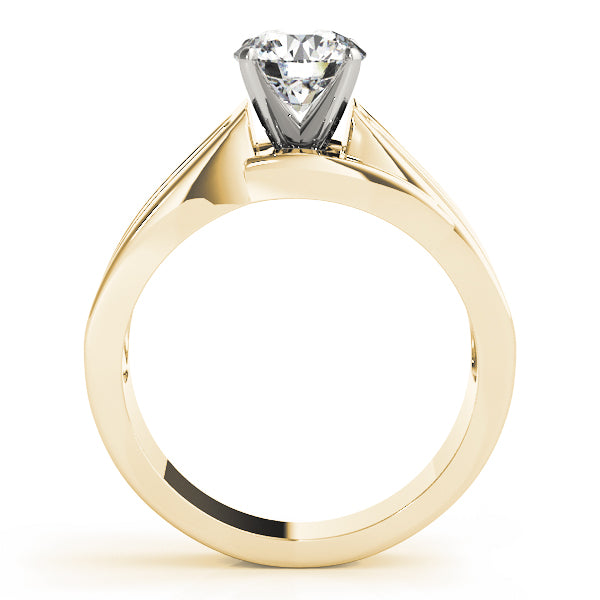 Opulent Multi-Row Round Diamond Engagement Ring — 9K/18K Gold & Platinum