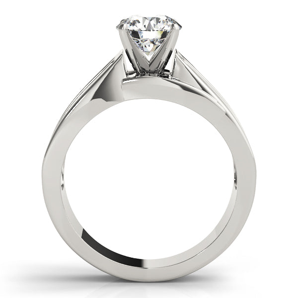 Opulent Multi-Row Round Diamond Engagement Ring — 9K/18K Gold & Platinum