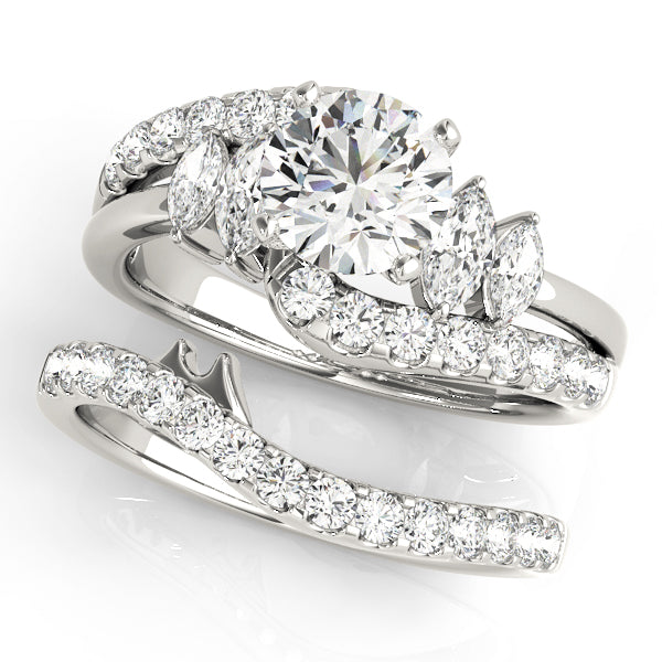 Celestial Fancy Shape Marquise Diamond Engagement Ring — 9K/18K Gold & Platinum