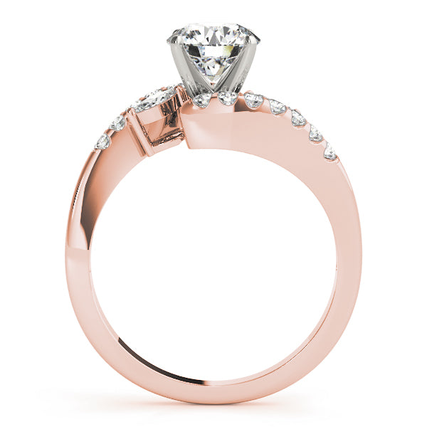 Crowned Fancy Shape Marquise Diamond Engagement Ring — 9K/18K Gold & Platinum