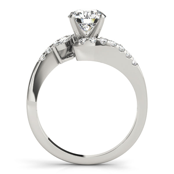 Crowned Fancy Shape Marquise Diamond Engagement Ring — 9K/18K Gold & Platinum
