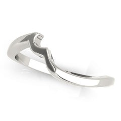 Curved Wedding Gold Band