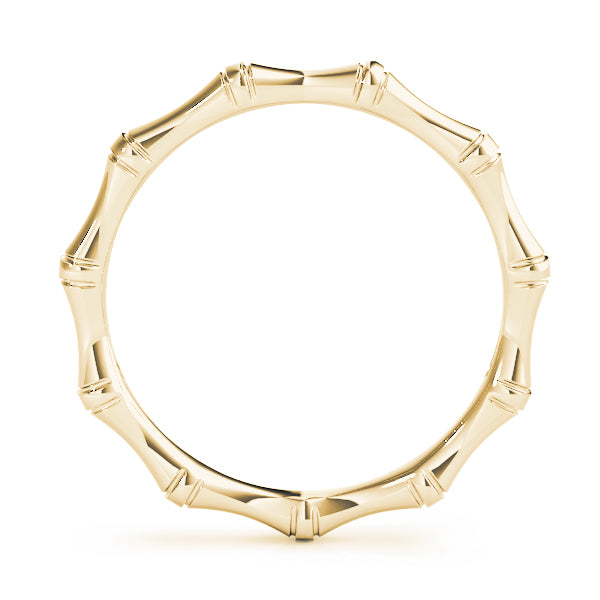 Nature Inspired Bamboo Gold Band