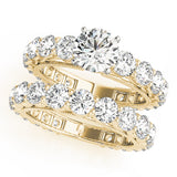 Artisan Prong-Set Round Diamond Engagement Ring — 9K/18K Gold & Platinum