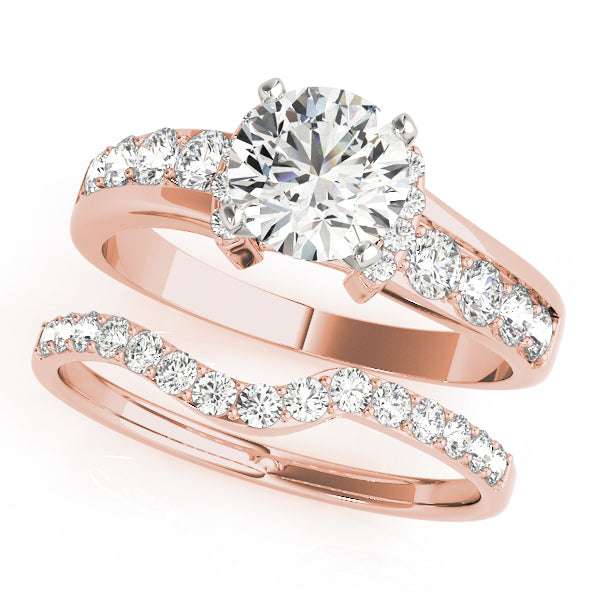 Cherished Prong-Set Round Diamond Engagement Ring — 9K/18K Gold & Platinum