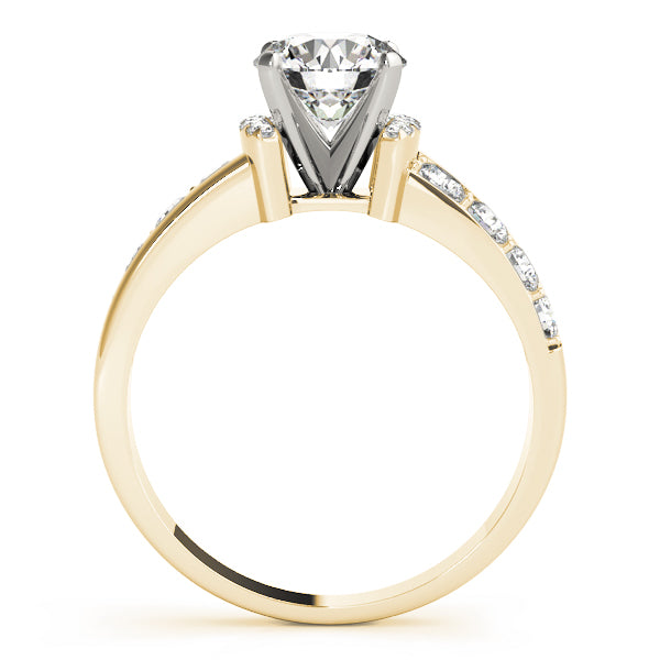 Cherished Prong-Set Round Diamond Engagement Ring — 9K/18K Gold & Platinum