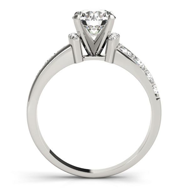 Cherished Prong-Set Round Diamond Engagement Ring — 9K/18K Gold & Platinum