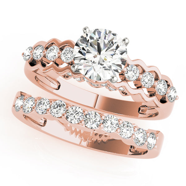 Timeless Prong-Set Round Diamond Engagement Ring — 9K/18K Gold & Platinum