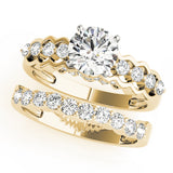 Timeless Prong-Set Round Diamond Engagement Ring — 9K/18K Gold & Platinum