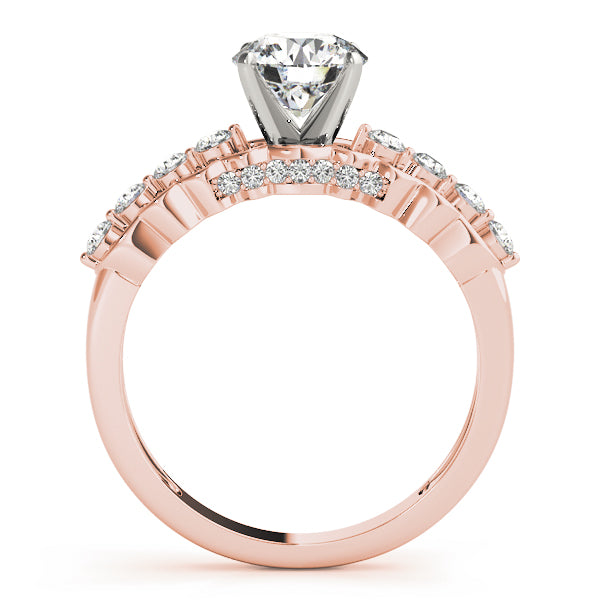 Timeless Prong-Set Round Diamond Engagement Ring — 9K/18K Gold & Platinum