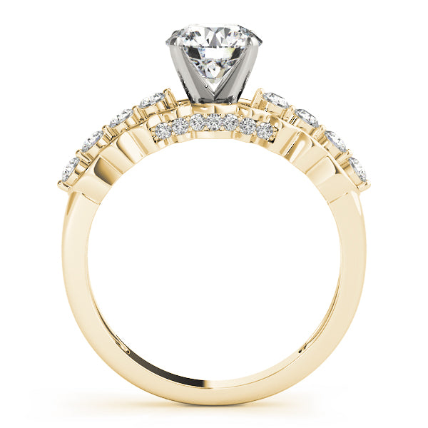 Timeless Prong-Set Round Diamond Engagement Ring — 9K/18K Gold & Platinum