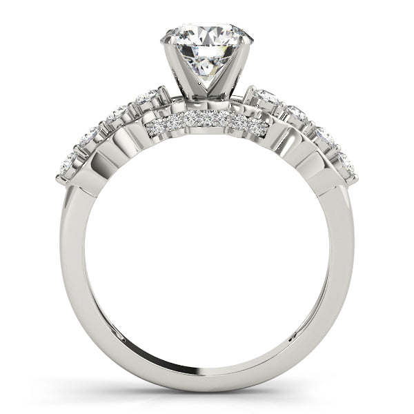 Timeless Prong-Set Round Diamond Engagement Ring — 9K/18K Gold & Platinum