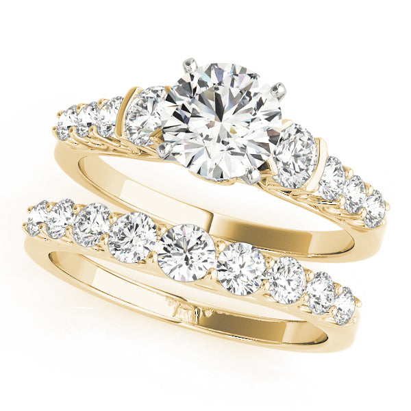 Brilliant Prong-Set Round Diamond Engagement Ring — 9K/18K Gold & Platinum