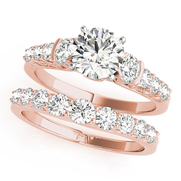 Brilliant Prong-Set Round Diamond Engagement Ring — 9K/18K Gold & Platinum
