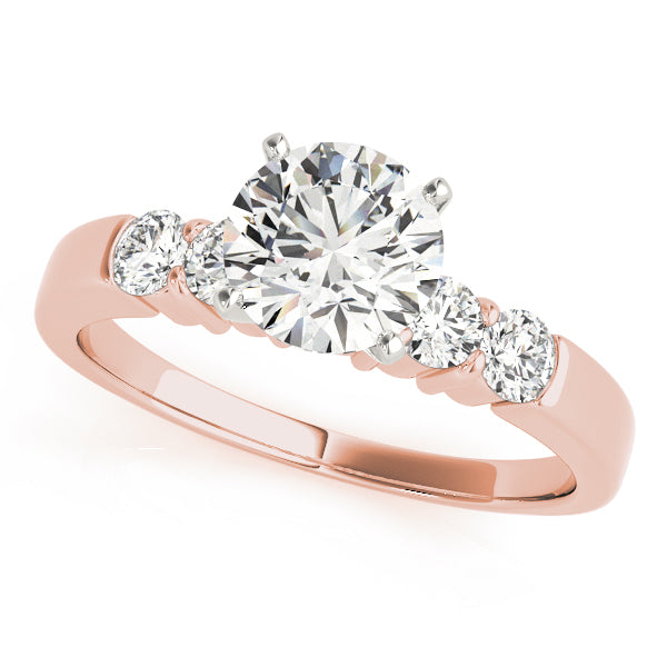 Artisan 4 Stone Remount Round Diamond Engagement Ring — 9K/18K Gold & Platinum