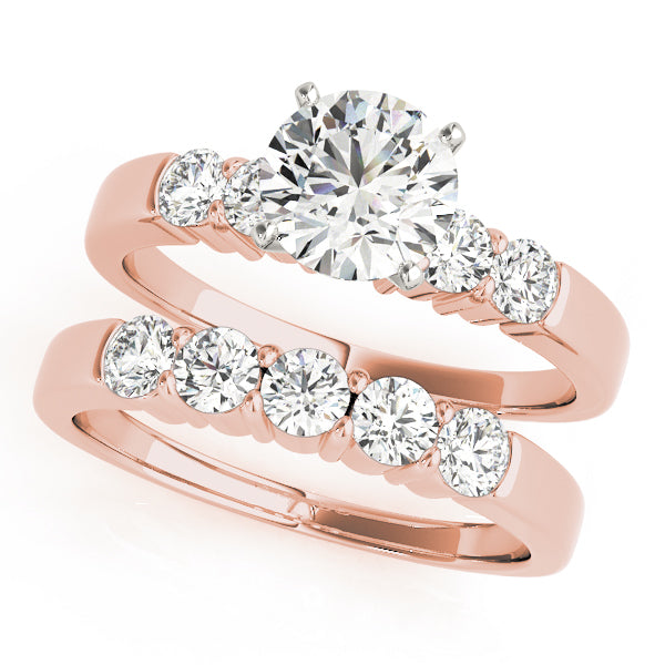 Artisan 4 Stone Remount Round Diamond Engagement Ring — 9K/18K Gold & Platinum