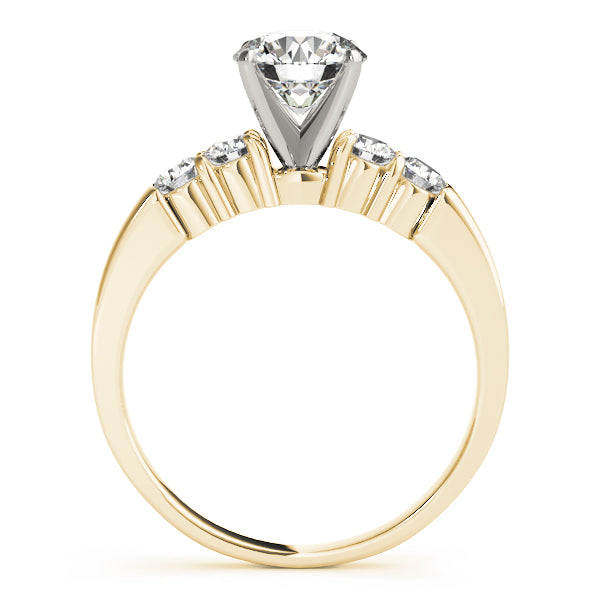 Artisan 4 Stone Remount Round Diamond Engagement Ring — 9K/18K Gold & Platinum