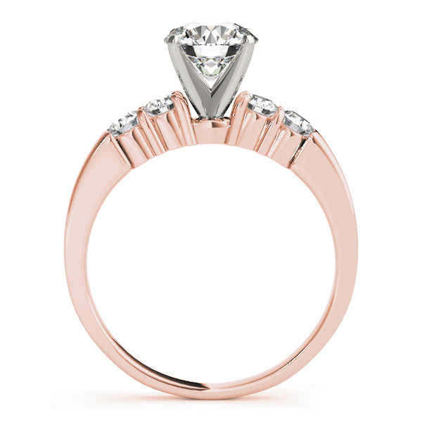 Artisan 4 Stone Remount Round Diamond Engagement Ring — 9K/18K Gold & Platinum