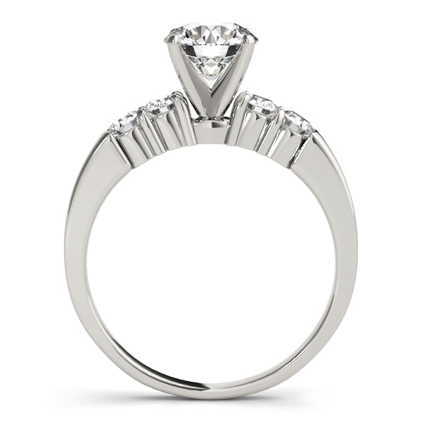 Artisan 4 Stone Remount Round Diamond Engagement Ring — 9K/18K Gold & Platinum
