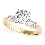 Timeless 4 Stone Remount Round Diamond Engagement Ring — 9K/18K Gold & Platinum