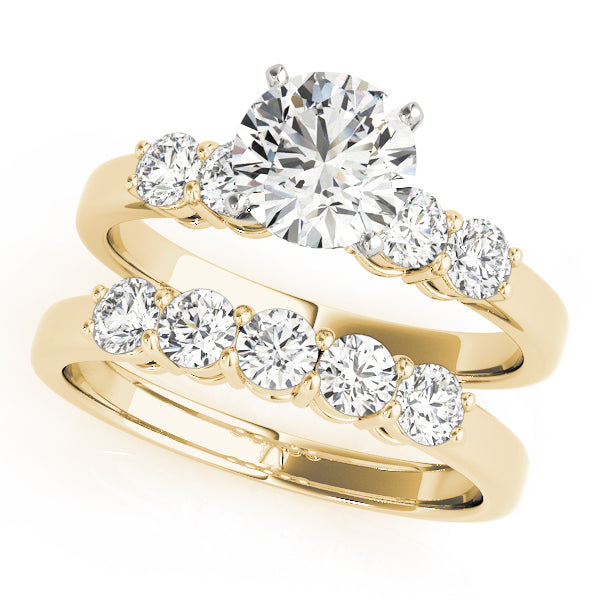 Timeless 4 Stone Remount Round Diamond Engagement Ring — 9K/18K Gold & Platinum
