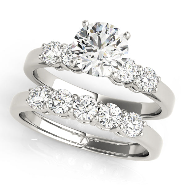 Timeless 4 Stone Remount Round Diamond Engagement Ring — 9K/18K Gold & Platinum