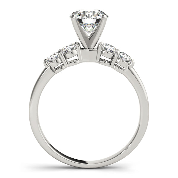 Timeless 4 Stone Remount Round Diamond Engagement Ring — 9K/18K Gold & Platinum