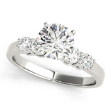 Timeless 4 Stone Remount Round Diamond Engagement Ring — 9K/18K Gold & Platinum