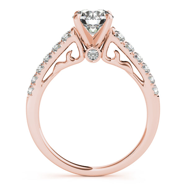 Signature Prong-Set Round Diamond Engagement Ring — 9K/18K Gold & Platinum