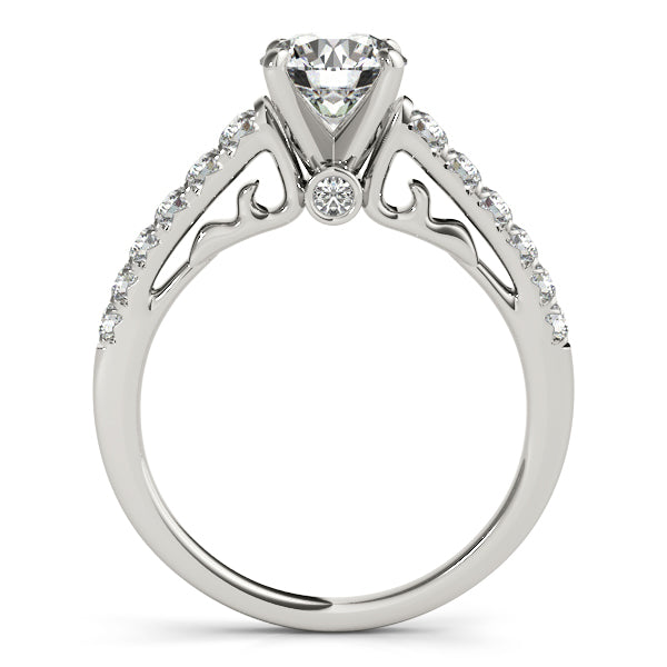 Signature Prong-Set Round Diamond Engagement Ring — 9K/18K Gold & Platinum
