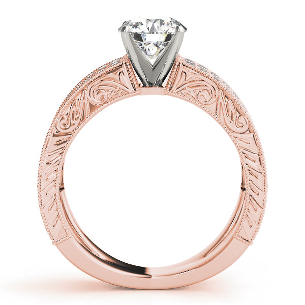Statement Multi-Row Round Diamond Engagement Ring — 9K/18K Gold & Platinum