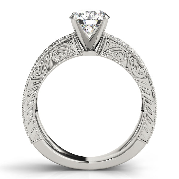 Statement Multi-Row Round Diamond Engagement Ring — 9K/18K Gold & Platinum